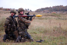 Nácvik střeleb s RPG-7 s vložnou hlavní