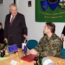 Prezident Zeman hovoří k vojákům 53. pPzEB