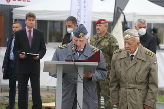 World War II veterans Miloslav Masopust and Emil Boček were most distinguished guests