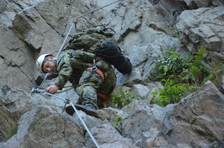  Ferrata na skalním masivu