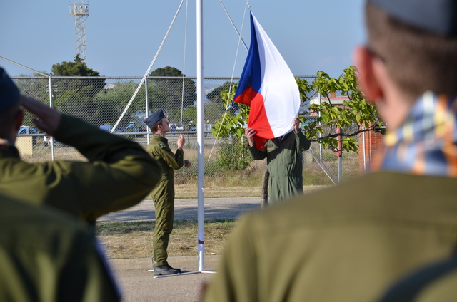  Sedmnáct zemí, jejichž letky jsou členové prestižní asociace, mělo čest vztyčit svou státní vlajku v místě konání cvičení