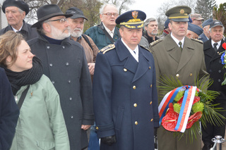 Náčelník Vojenské kanceláře prezidenta republiky generálmajor Jan Kaše (vlevo) a ředitel Krajského vojenského velitelství Brno plukovník gšt. Radek Černý