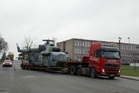 Pozemní přeprava dopravních vrtulníků Mi-171š do LOM Praha s.p.