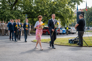 Pietní vzpomínky se zúčastnila rodiny generála Píky