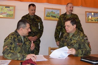 Hlavní funkcionáři praporu a brigády