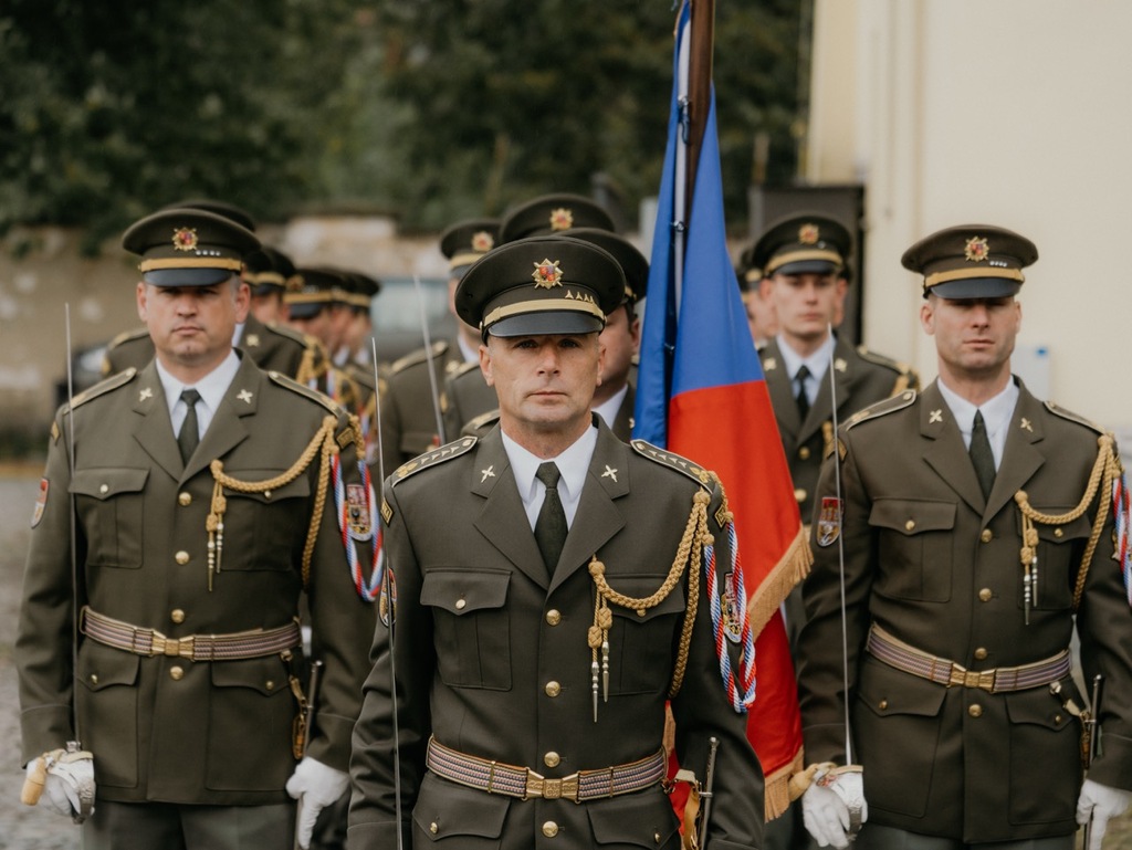 Žehnání bojového praporu 7. mechanizované brigády
