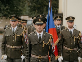Žehnání bojového praporu 7. mechanizované brigády