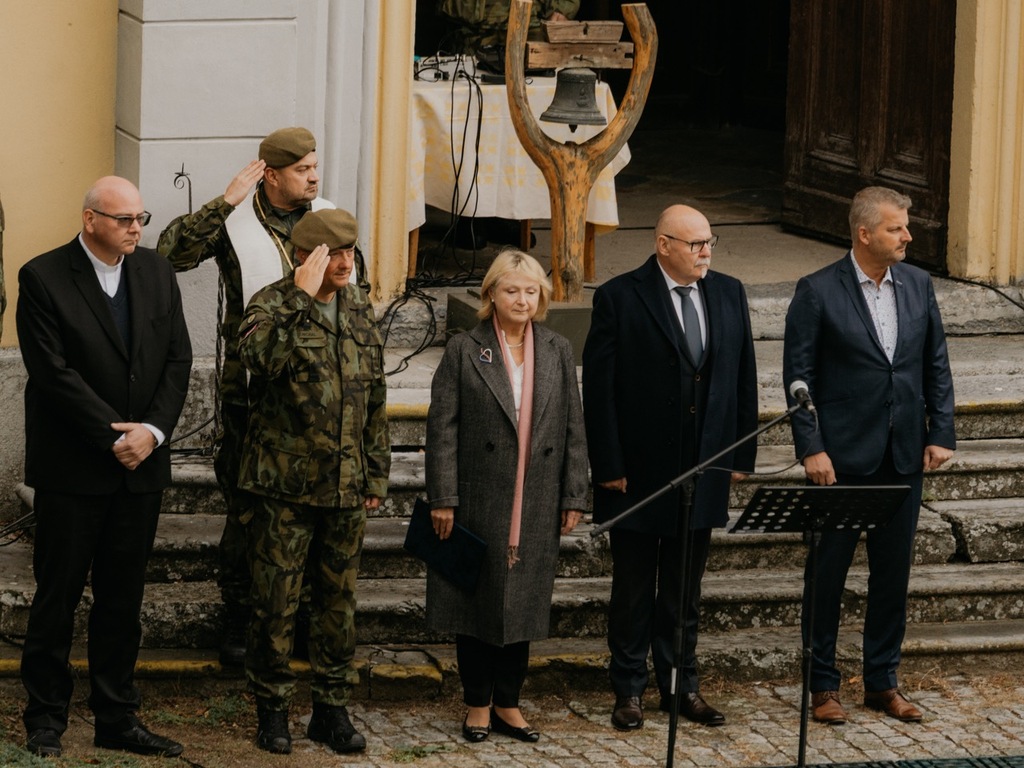 Žehnání bojového praporu 7. mechanizované brigády
