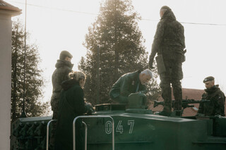 Prezident republiky se setkal s vojáky těžké brigády v Přáslavicích