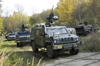 Lehký obrněný vůz Iveco je hlavní technikou útvaru