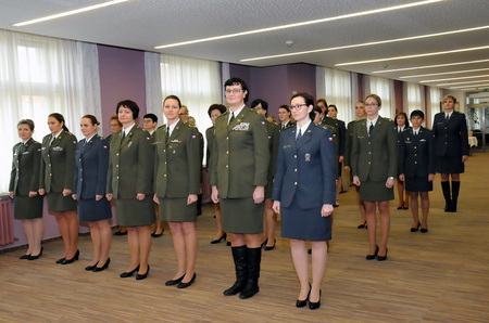 Účastnice adventního setkání s náčelníkem  Generálního štábu Armády České republiky v hotelu DAP