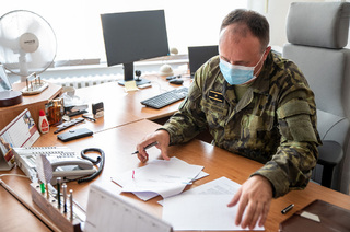 Ředitel Sekce vojenského zdravotnictví MO brigádní generál Zoltán Bubeník
