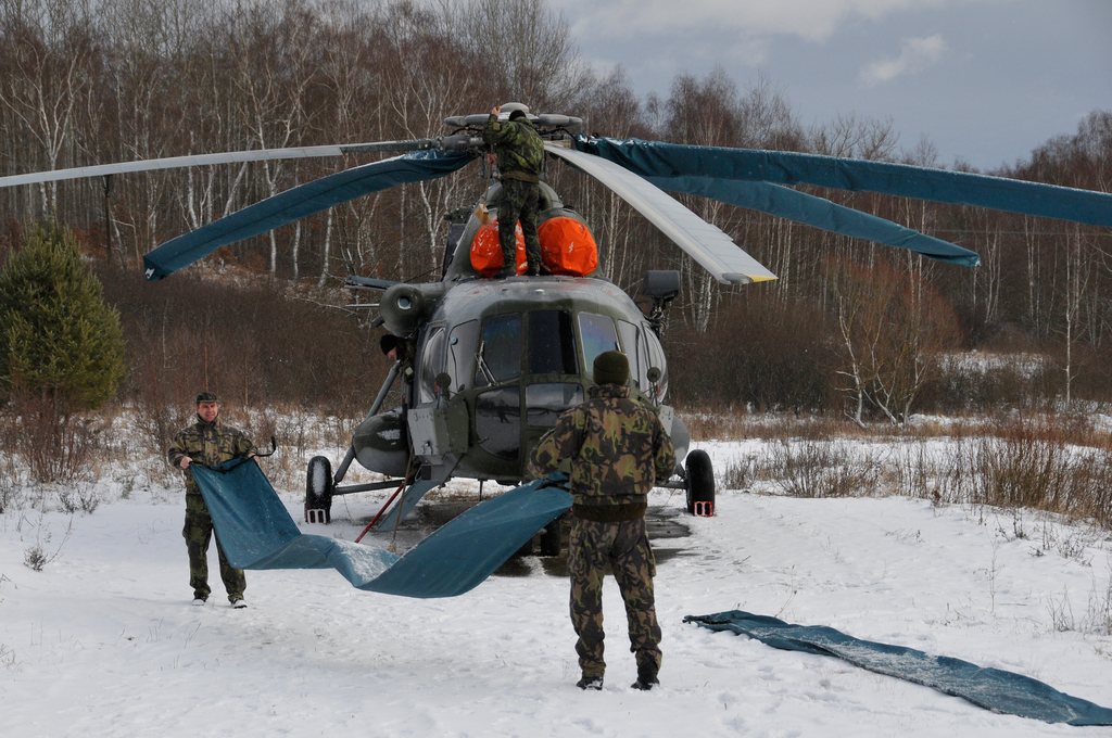 Second helicopter participating in the exercise