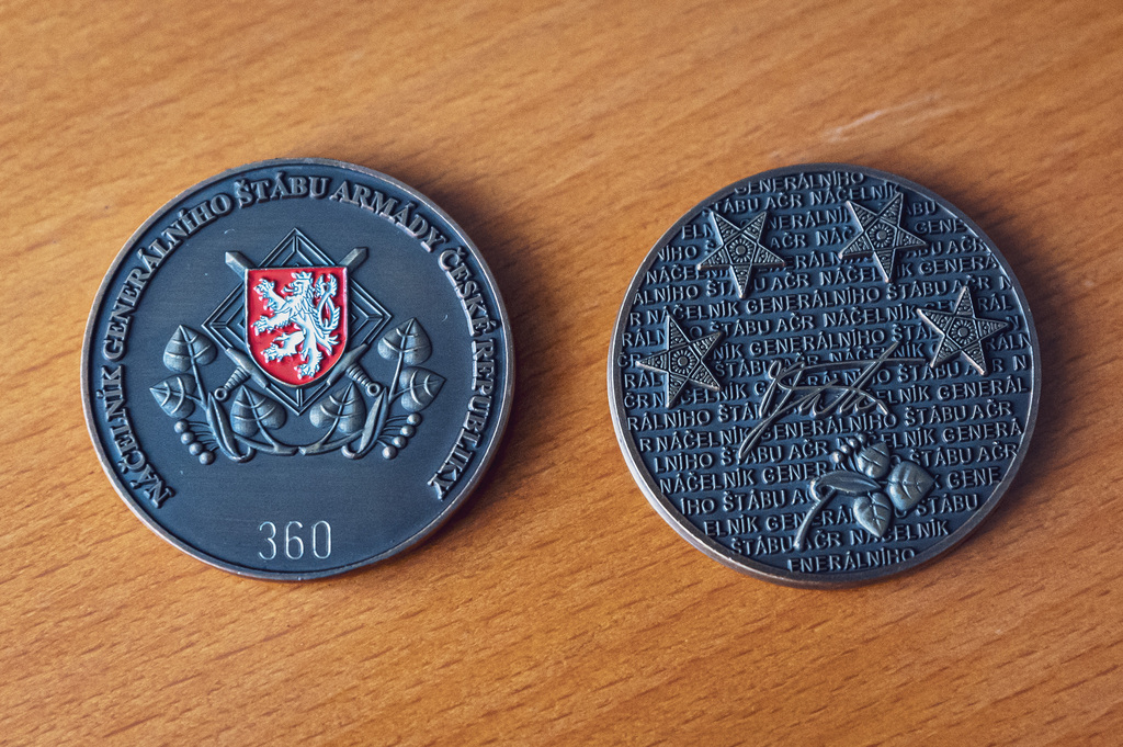 Nejúspěšnější soutěžící obdrželi minci náčelníka Generálního štábu AČR