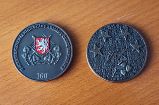 Nejúspěšnější soutěžící obdrželi minci náčelníka Generálního štábu AČR