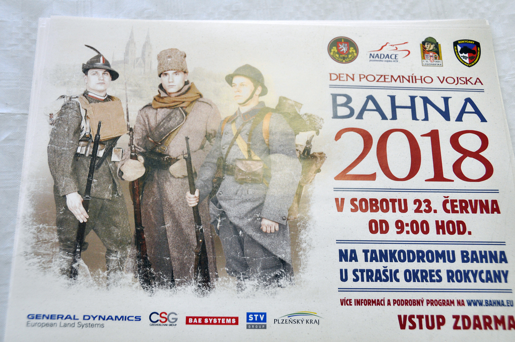 Den pozemního vojska - Bahna 2018 začíná už příští sobotu, 23. června od 09:00 hodin