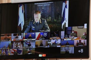Během videokonference generálové jednali o obranné spolupráci zemí EU