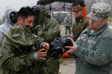 Chemici cvičili s nebraskou a texaskou národní gardou 