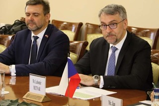 Minister Metnar in bilateral meeting