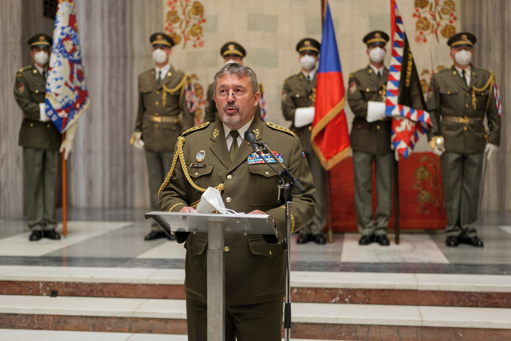 Armádní generál Aleš Opata pronesl úvodní řeč