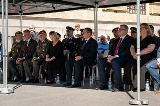 Z pietního aktu před budovou Generálního štábu AČR
