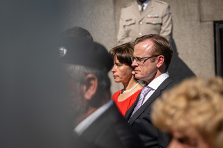 Z pietního aktu před budovou Generálního štábu AČR