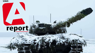 Ilustrační obrázek ke článkuNový A report přináší rozhovor s ministryní obrany a reportáž ze cvičení s tanky Leopard