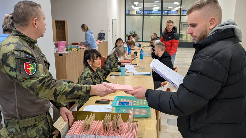 Do Vyškova nastoupili první rekruti roku 2025