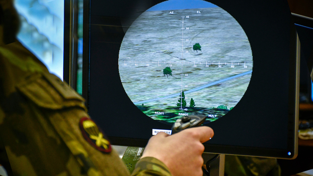 Dělostřelci virtuálně trénovali koordinaci i palbu