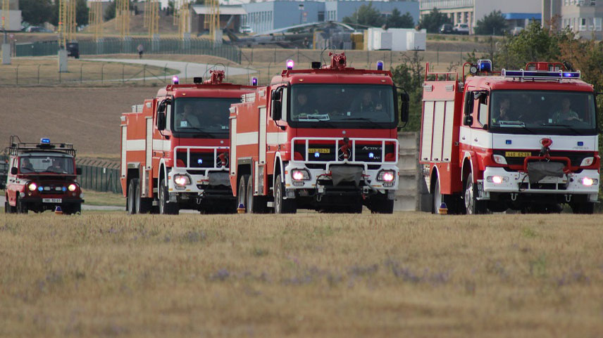 V případě letecké nehody na letišti Náměšť zasáhnou armádní hasiči