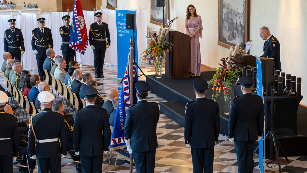 Společnost ČEPS ocenila vojáky za mimořádný přínos při ochraně přenosové soustavy