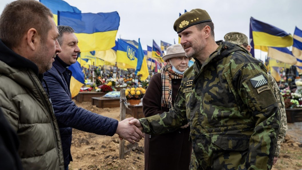Generál Řehka navštívil Ukrajinu