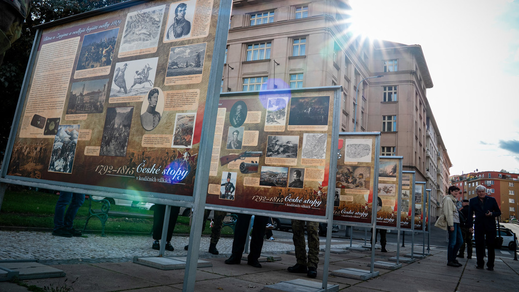 Nová výstava před Generálním štábem Armády ČR představuje koaliční války z let 1792-1815