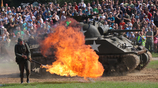 Na Tankový den do Lešan dorazilo přes 25 tisíc návštěvníků