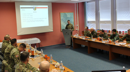 Během prezentace byli hosté seznámeni se strukturou, úkoly či záměrem společných výcvikových aktivit v letech 2018 a 2019