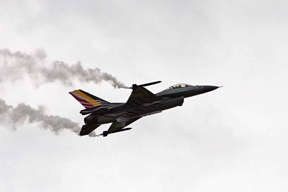 Belgian display F-16 fighter