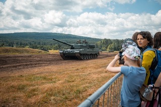Bojový tank Leopard 2A4 byl hlavním tahákem akce Bahna 