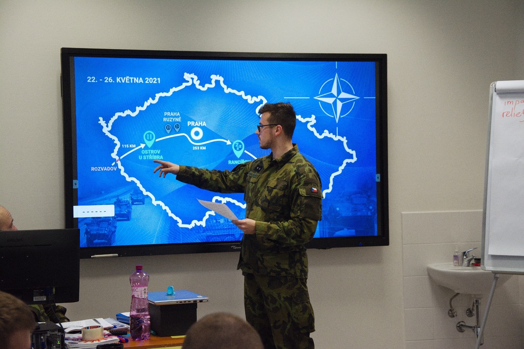 Briefing se studenty