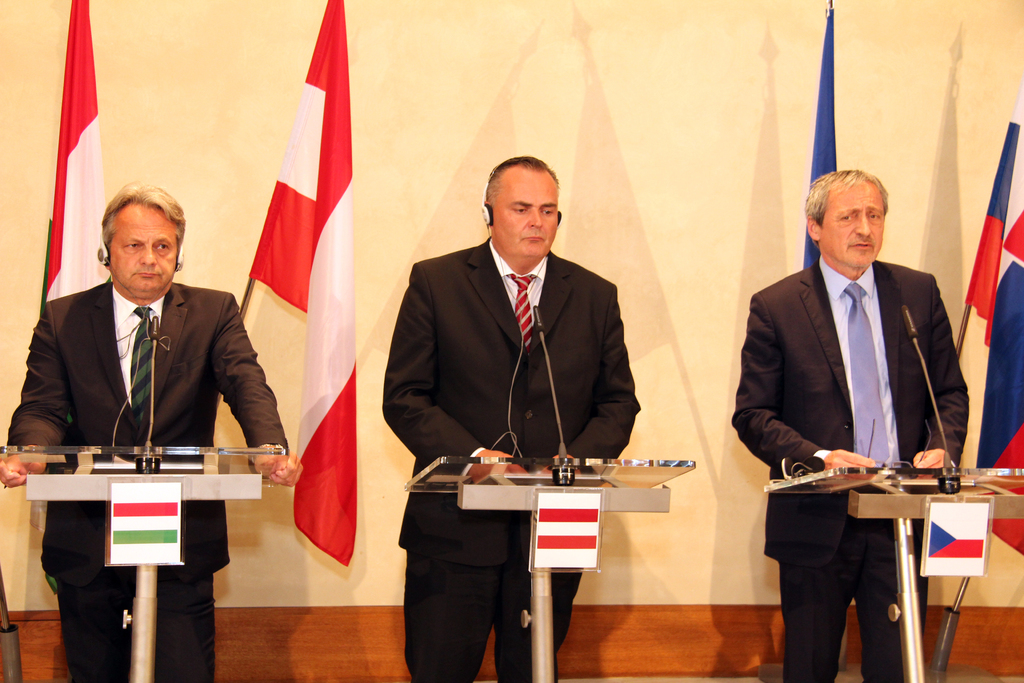 Hungarian Deputy, and Austrian and Czech Ministers of Defence
