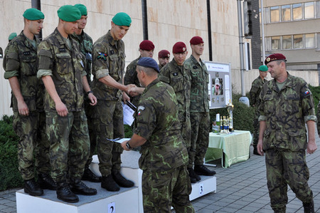 Ve Vyškově se konala celoarmádní soutěž hlídek vojenské všestrannosti 