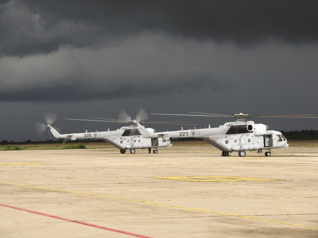 Černá mračna u Zadaru