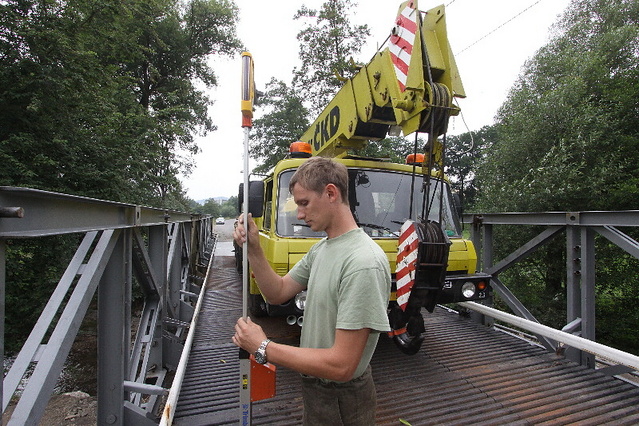 Červený Hrádek - mostová souprava  MS - 24 m 03