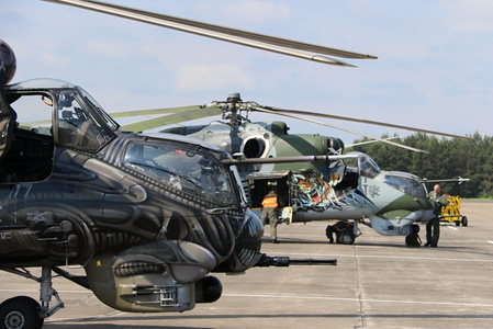 České stroje Mi-35 v Poznani