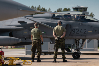 Čeští stíhači vzlétali ze základny Luleå-Kallax