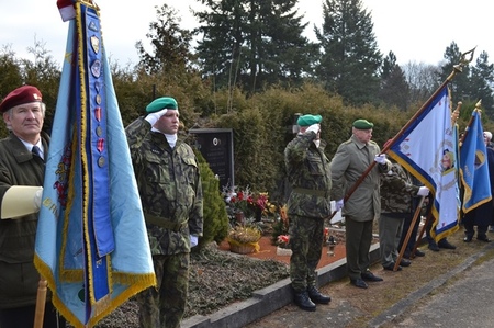V Brně si připomněli výročí narození velitele výsadku Wolfram Josefa Otiska
