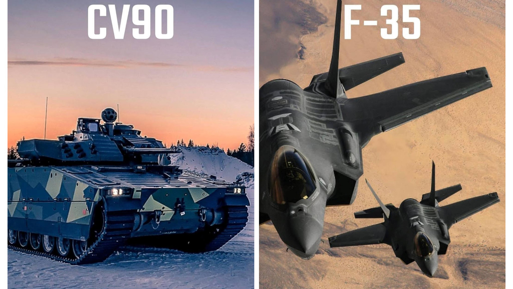 Novou techniku F-35 a CV90 podpořila i armáda 