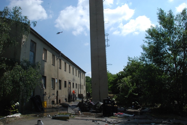 Cvičení havárie vrtulníku 7