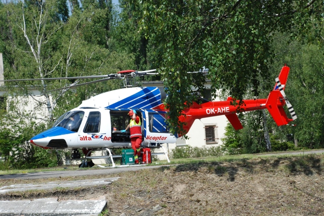 Cvičení havárie vrtulníku 9