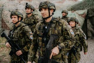 Cvičící Amber Lionheart 25, hlavní místo velení