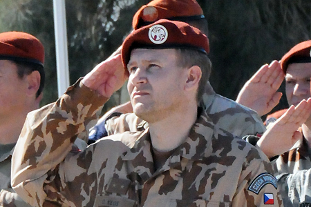 Czech soldier in MFO mission